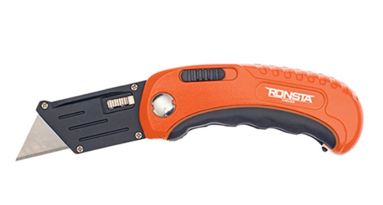 Ronsta Knives Auto-Retractable Safety Knife Heavy Duty Metal Body